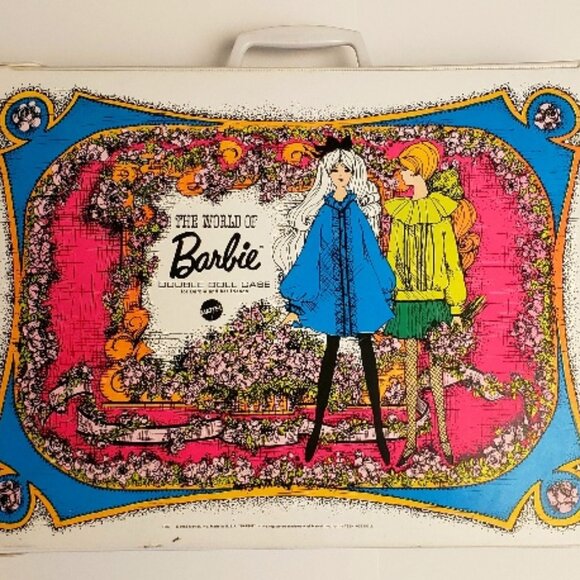 The World of Barbie Double Doll Travel Case, Vintage 1968 by Mattel Inc. - Picture 1 of 16